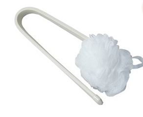 Ability Action Aging In Place Loofah with Extra Long Curved Handle